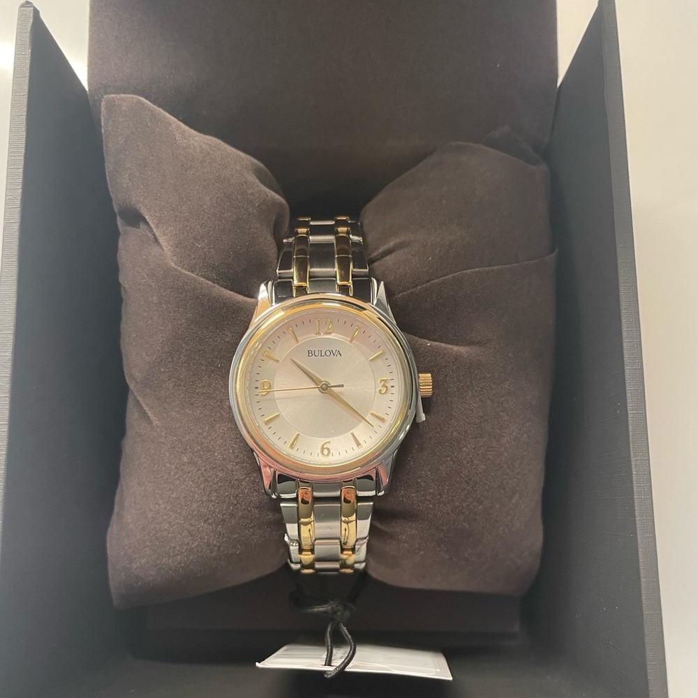 Bulova Women’s Two Tone Watch - NTW - In box
